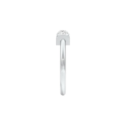 Powerful Spark Diamond Ring 18 KT / White Gold / 22