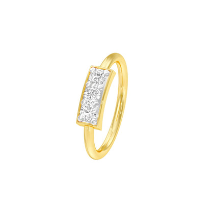 Powerful Spark Diamond Ring 18 KT / Yellow Gold / 22
