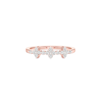 Coffee Break Glow Diamond Ring 18 KT / Rose Gold / 22
