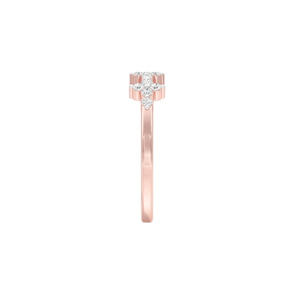 Coffee Break Glow Diamond Ring 18 KT / Rose Gold / 22