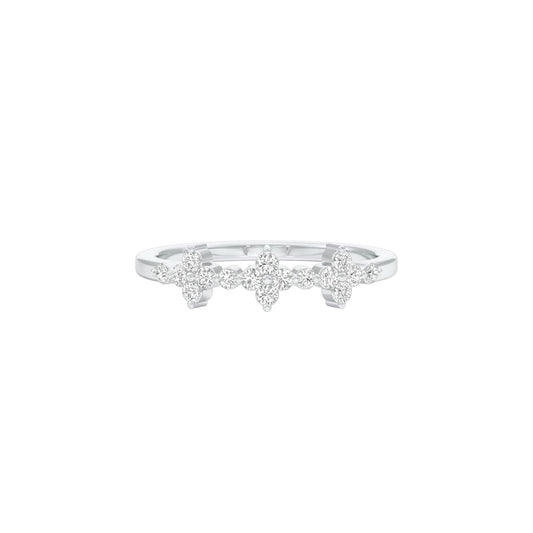 Coffee Break Glow Diamond Ring 18 KT / White Gold / 22