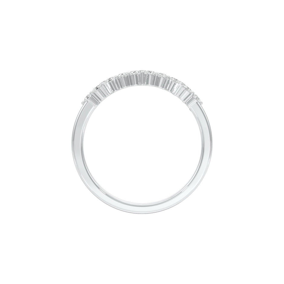 Coffee Break Glow Diamond Ring 18 KT / White Gold / 22