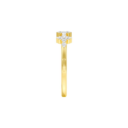 Coffee Break Glow Diamond Ring 18 KT / Yellow Gold / 22