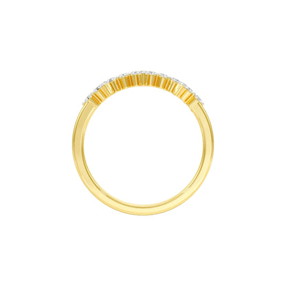 Coffee Break Glow Diamond Ring 18 KT / Yellow Gold / 22