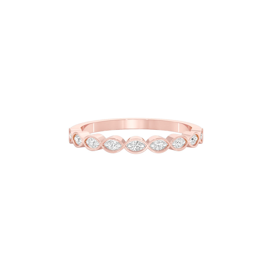 Desk Sparkle Diamond Ring 18 KT / Rose Gold / 22