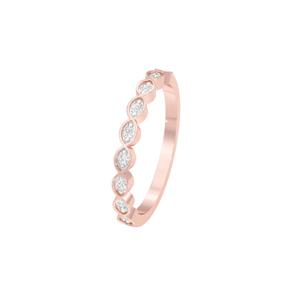Desk Sparkle Diamond Ring 18 KT / Rose Gold / 22