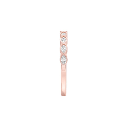 Desk Sparkle Diamond Ring 18 KT / Rose Gold / 22
