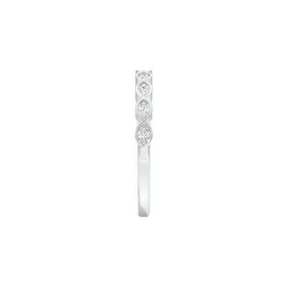 Desk Sparkle Diamond Ring 18 KT / White Gold / 22
