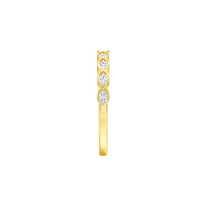 Desk Sparkle Diamond Ring 18 KT / Yellow Gold / 22