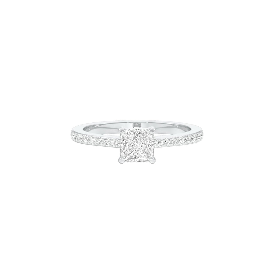 Workday Glow Diamond Ring 18 KT / White Gold / 22