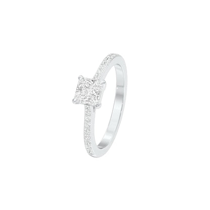 Workday Glow Diamond Ring 18 KT / White Gold / 22