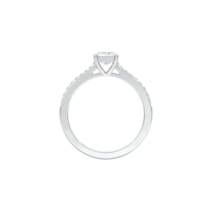 Workday Glow Diamond Ring 18 KT / White Gold / 22