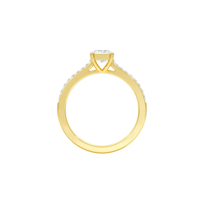 Workday Glow Diamond Ring 18 KT / Yellow Gold / 22