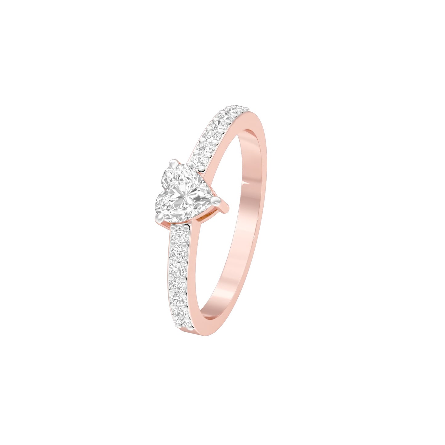 Midday Spark Diamond Ring 18 KT / Rose Gold / 22