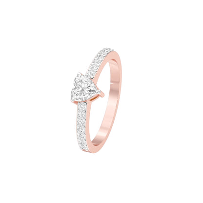 Midday Spark Diamond Ring 18 KT / Rose Gold / 22