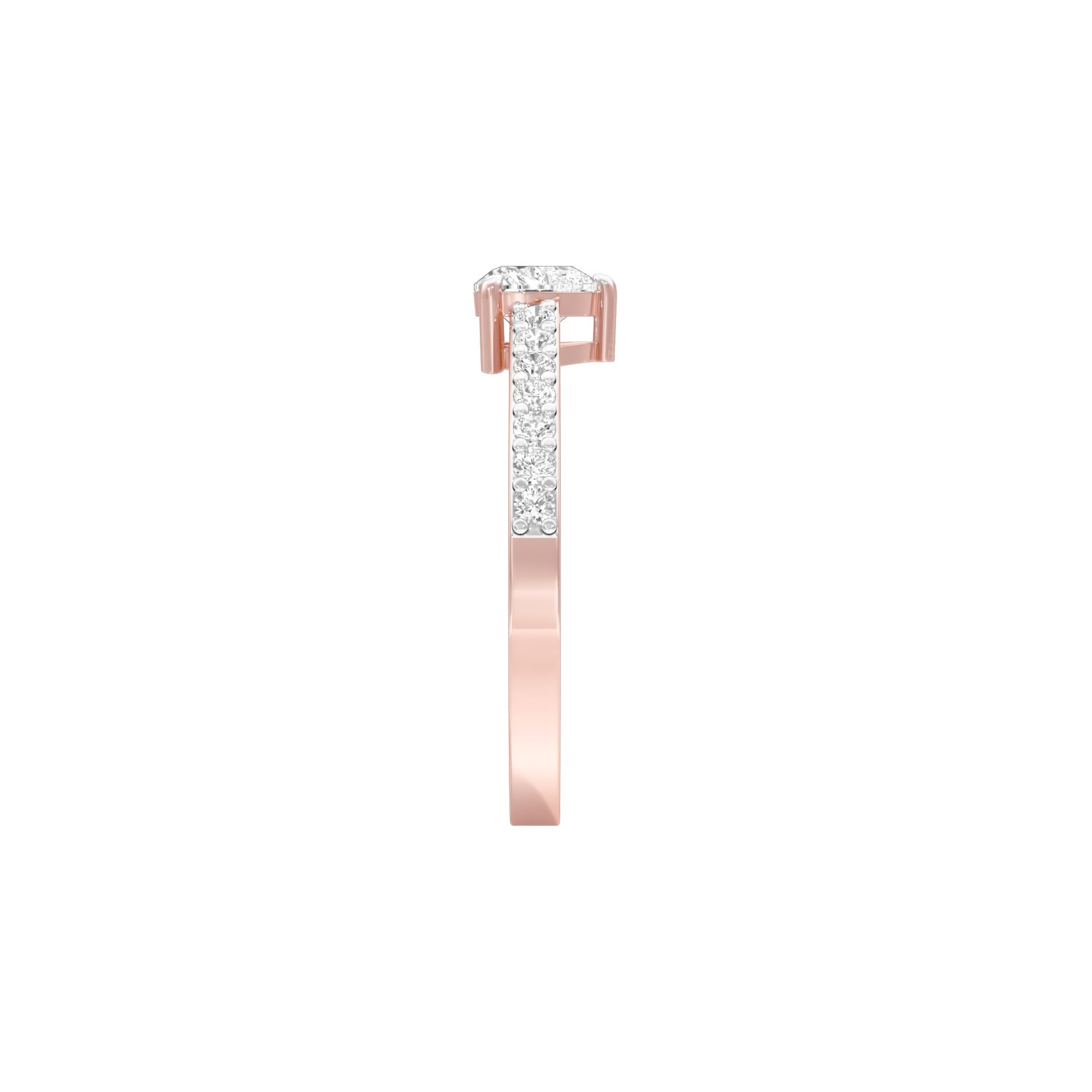 Midday Spark Diamond Ring 18 KT / Rose Gold / 22