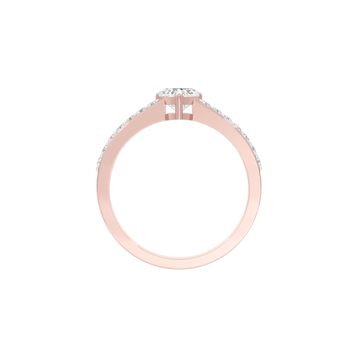 Midday Spark Diamond Ring 18 KT / Rose Gold / 22