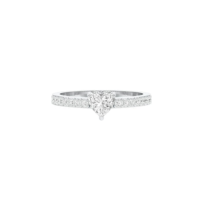 Midday Spark Diamond Ring 18 KT / White Gold / 22