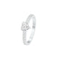 Midday Spark Diamond Ring 18 KT / White Gold / 22