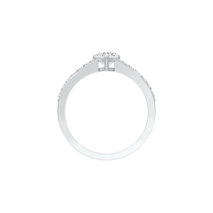 Midday Spark Diamond Ring 18 KT / White Gold / 22