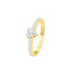 Midday Spark Diamond Ring 18 KT / Yellow Gold / 22