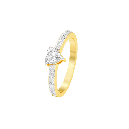 Midday Spark Diamond Ring 18 KT / Yellow Gold / 22