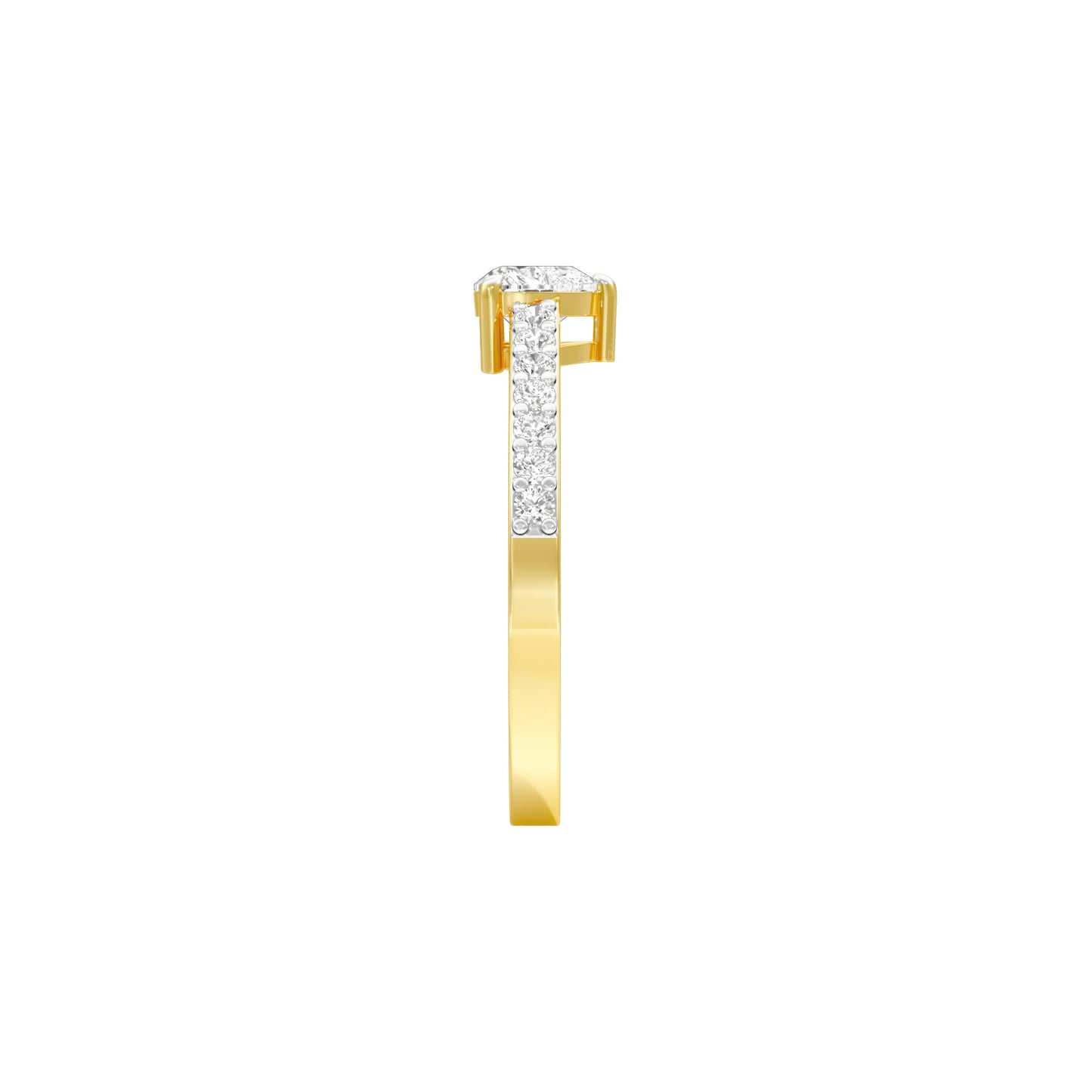 Midday Spark Diamond Ring 18 KT / Yellow Gold / 22