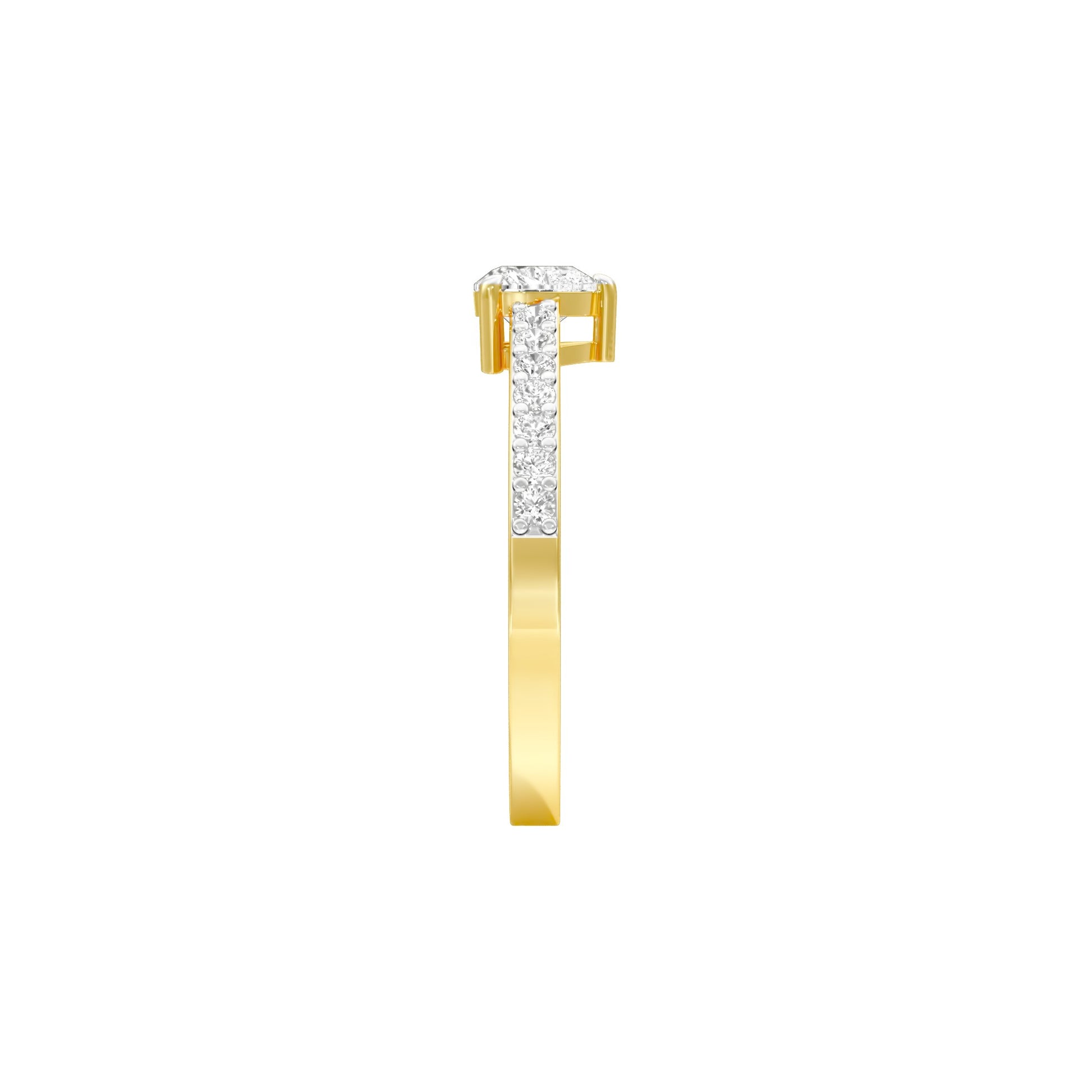 Midday Spark Diamond Ring 18 KT / Yellow Gold / 22
