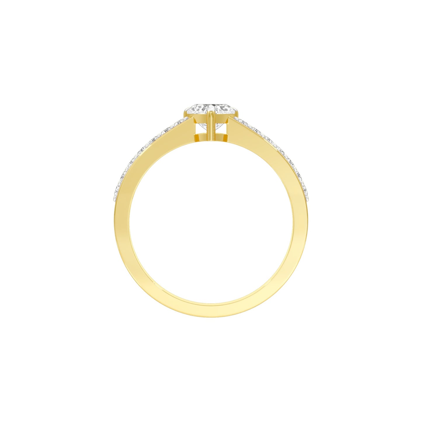 Midday Spark Diamond Ring 18 KT / Yellow Gold / 22