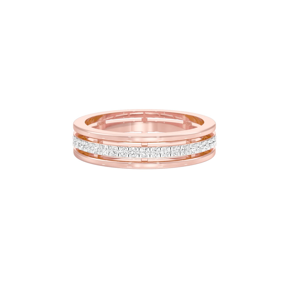 Valora Diamond Band Ring 18 KT / Rose Gold / 22