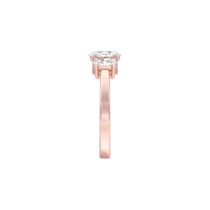 Everlasting Link Diamond Engagement Ring 18 KT / Rose Gold / 22