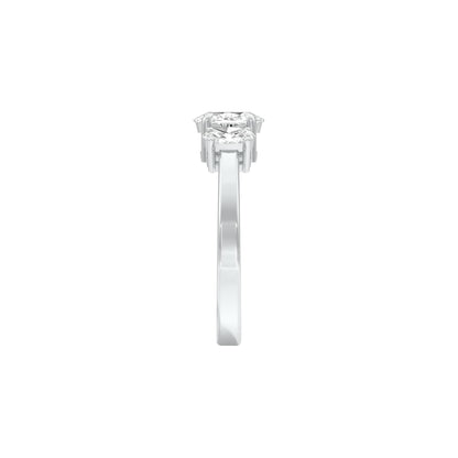 Everlasting Link Diamond Engagement Ring 18 KT / White Gold / 22