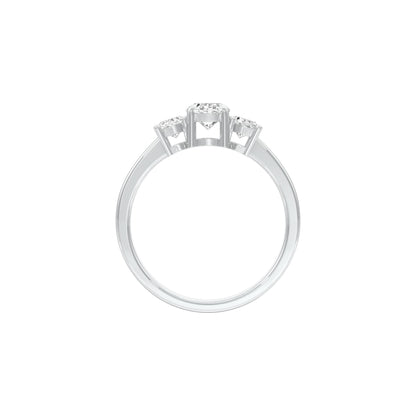 Everlasting Link Diamond Engagement Ring 18 KT / White Gold / 22
