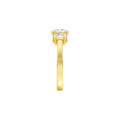 Everlasting Link Diamond Engagement Ring 18 KT / Yellow Gold / 22