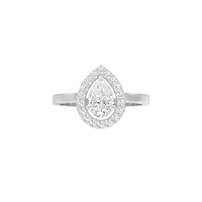 Glitz & Vows Diamond Engagement Ring 18 KT / White Gold / 22