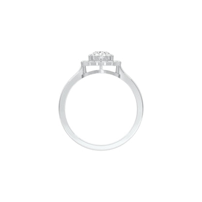 Glitz & Vows Diamond Engagement Ring 18 KT / White Gold / 22