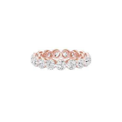Pure Circle Diamond Band Ring 18 KT / Rose Gold / 22
