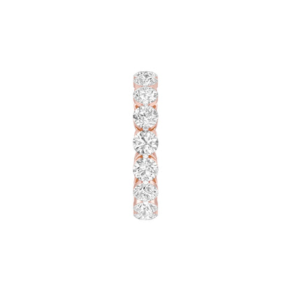 Pure Circle Diamond Band Ring 18 KT / Rose Gold / 22