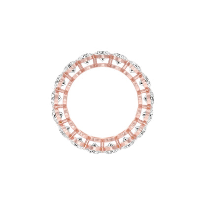 Pure Circle Diamond Band Ring 18 KT / Rose Gold / 22