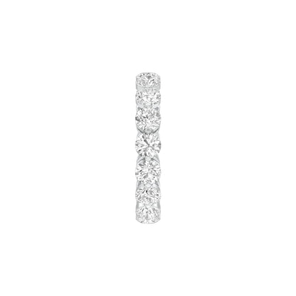 Pure Circle Diamond Band Ring 18 KT / White Gold / 22