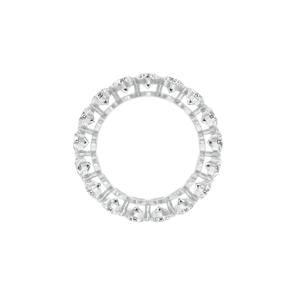 Pure Circle Diamond Band Ring 18 KT / White Gold / 22