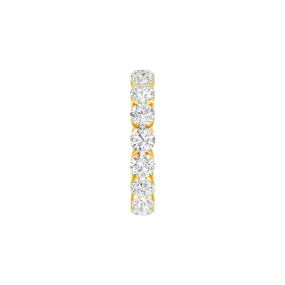Pure Circle Diamond Band Ring 18 KT / Yellow Gold / 22