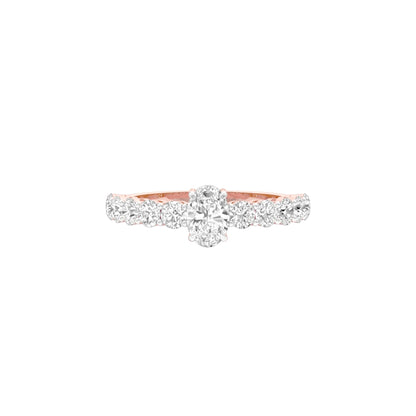 Yes Ofcourse Diamond Engagement Ring 18 KT / Rose Gold / 22