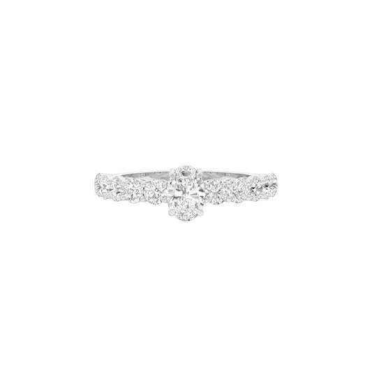 Yes Ofcourse Diamond Engagement Ring 18 KT / White Gold / 22