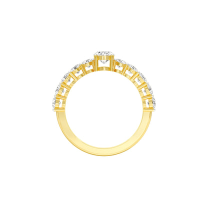 Yes Ofcourse Diamond Engagement Ring 18 KT / Yellow Gold / 22