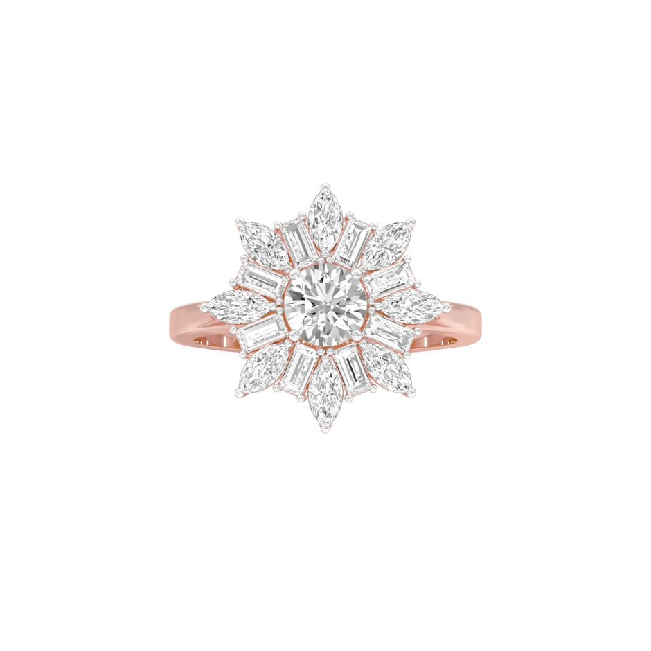 To Joy & Beyond Diamond Engagement Ring 18 KT / Rose Gold / 22