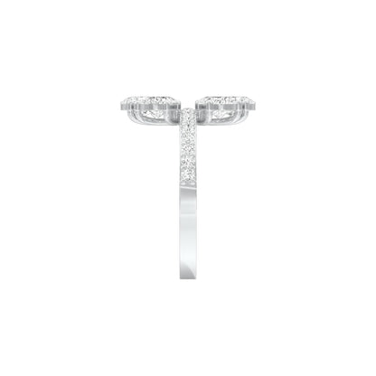 Aftermath Glow Diamond Cocktail Ring 18 KT / White Gold / 22