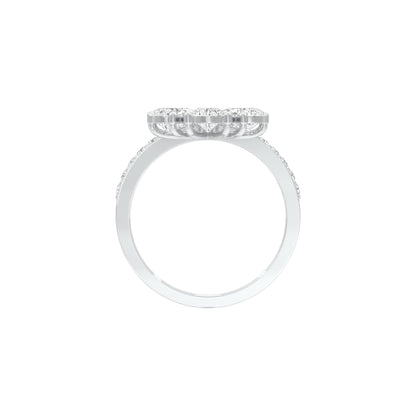 Aftermath Glow Diamond Cocktail Ring 18 KT / White Gold / 22