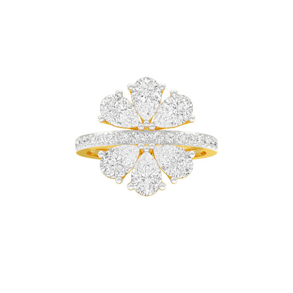 Aftermath Glow Diamond Cocktail Ring 18 KT / Yellow Gold / 22