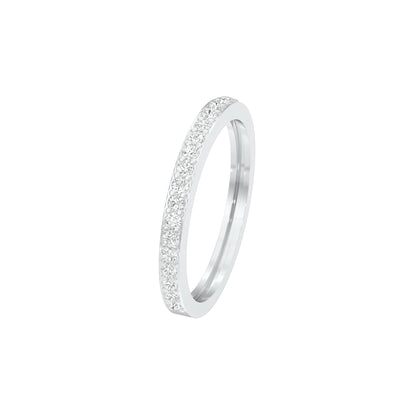 Walk & Shine Diamond Ring 18 KT / White Gold / 22